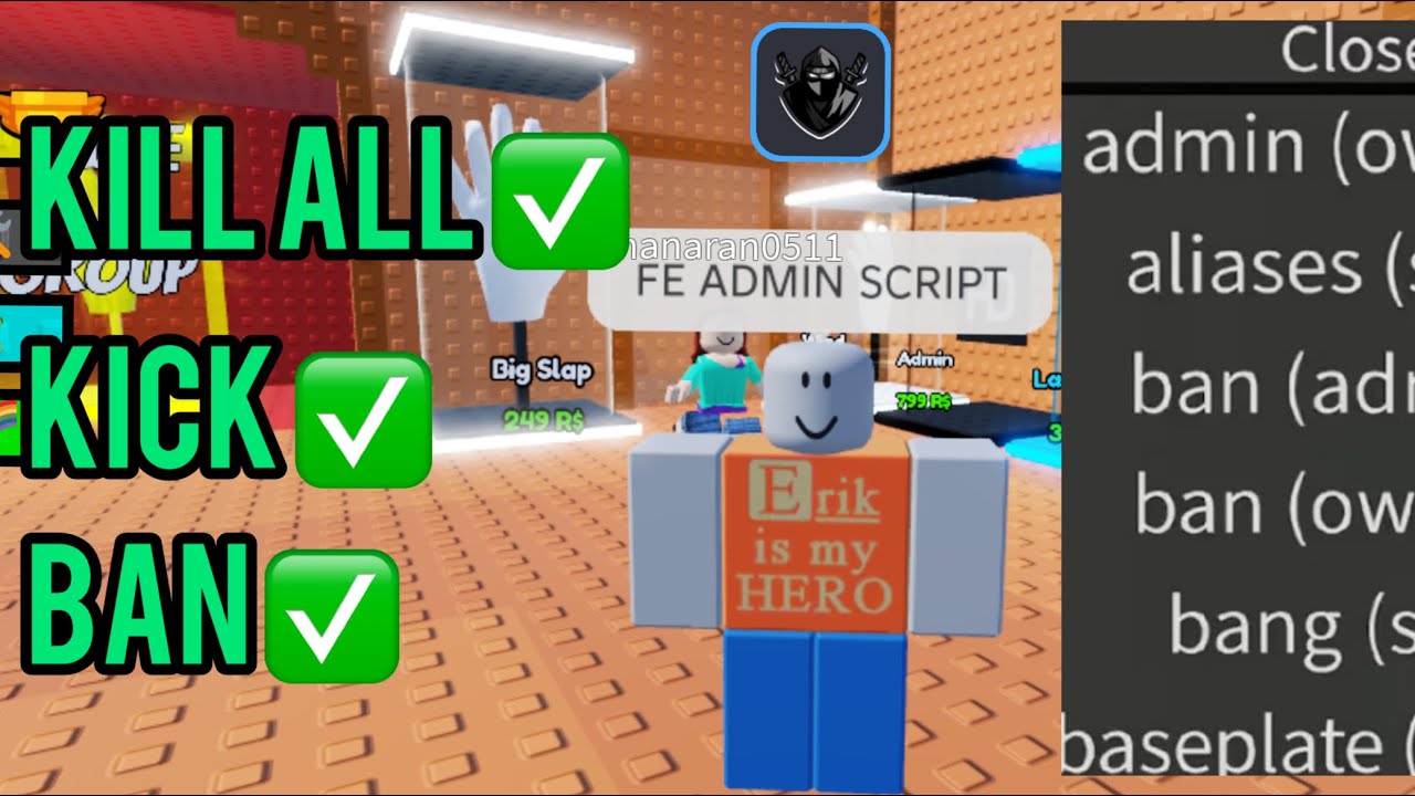 Roblox Admin Ban/Kick Script 🔧 | Easy to Use & Powerful