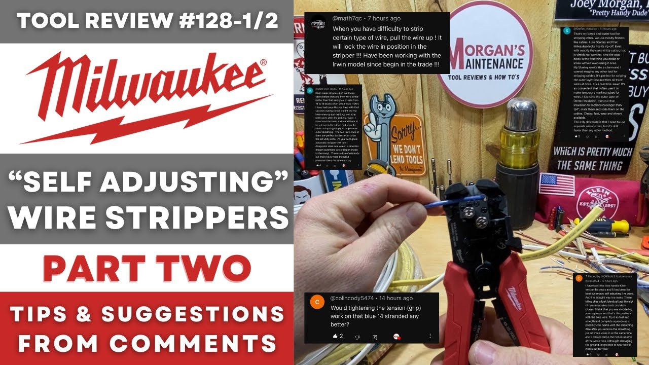 Milwaukee Self-Adjusting Wire Strippers: Tips & First Impressions 🧰