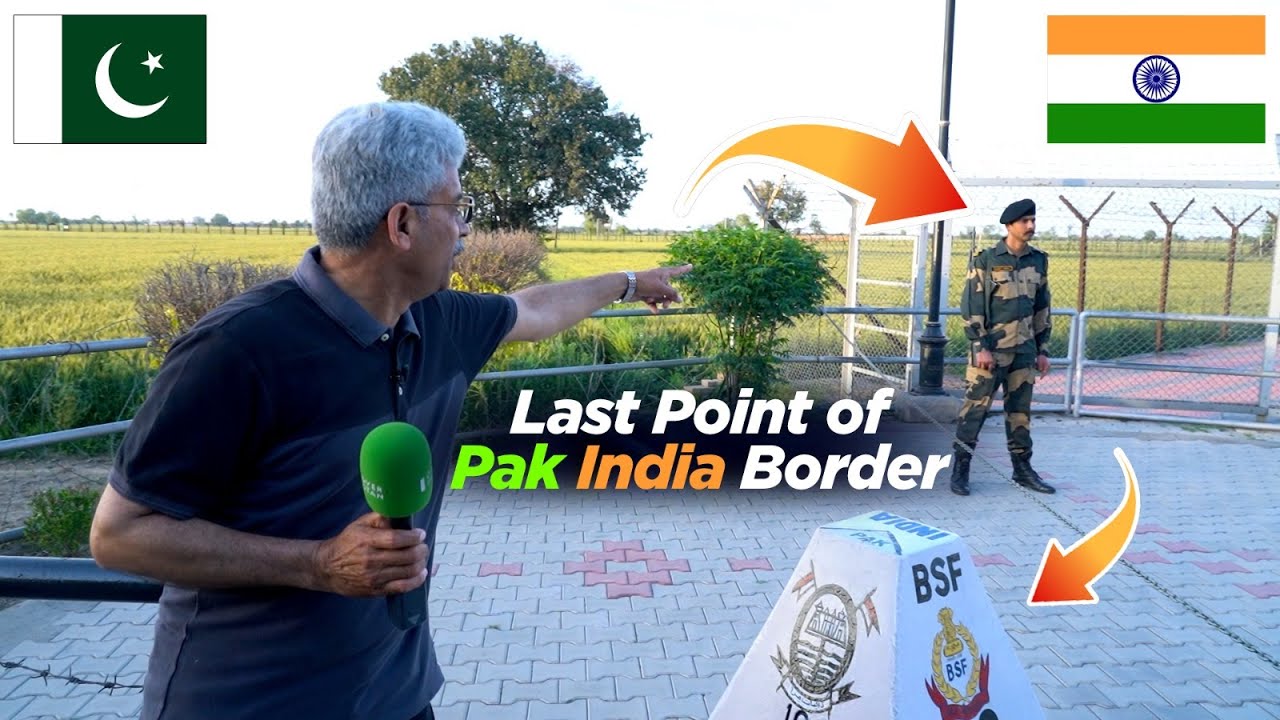 Last Point of Pak-India Border at Wagah 🇵🇰🇮🇳