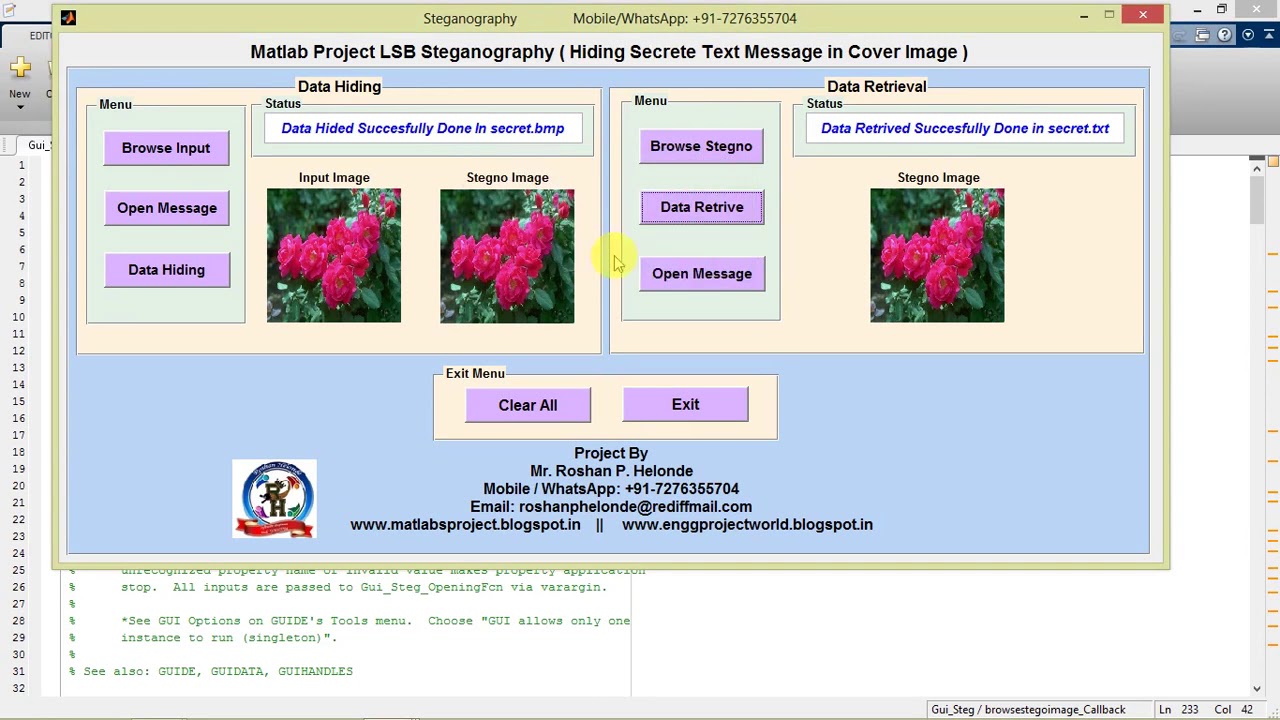 Learn LSB Image Steganography in MATLAB: Hide Secret Messages in Images 🔒