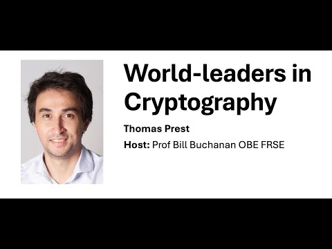 World-leaders in Cryptography: Thomas Prest