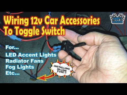 Wiring 12V Car Accessories to Toggle Switch 🔧