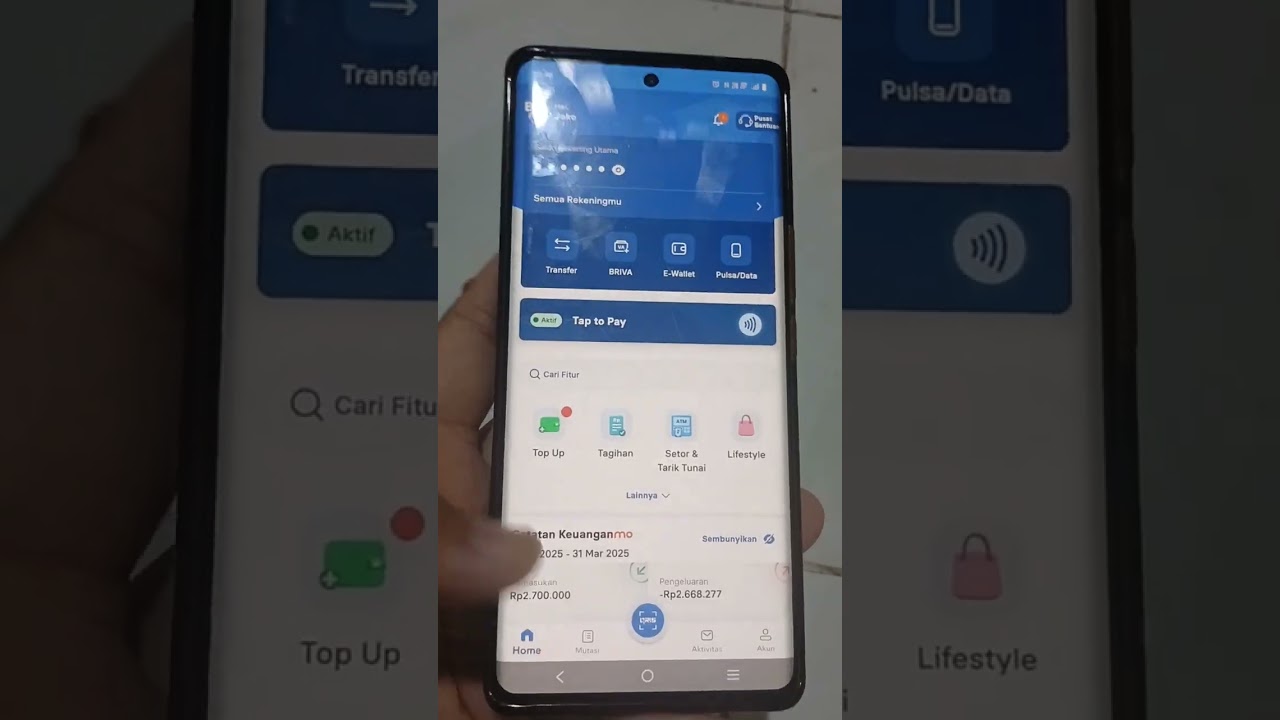 NFC Pay di aplikasi brimo bri #shorts