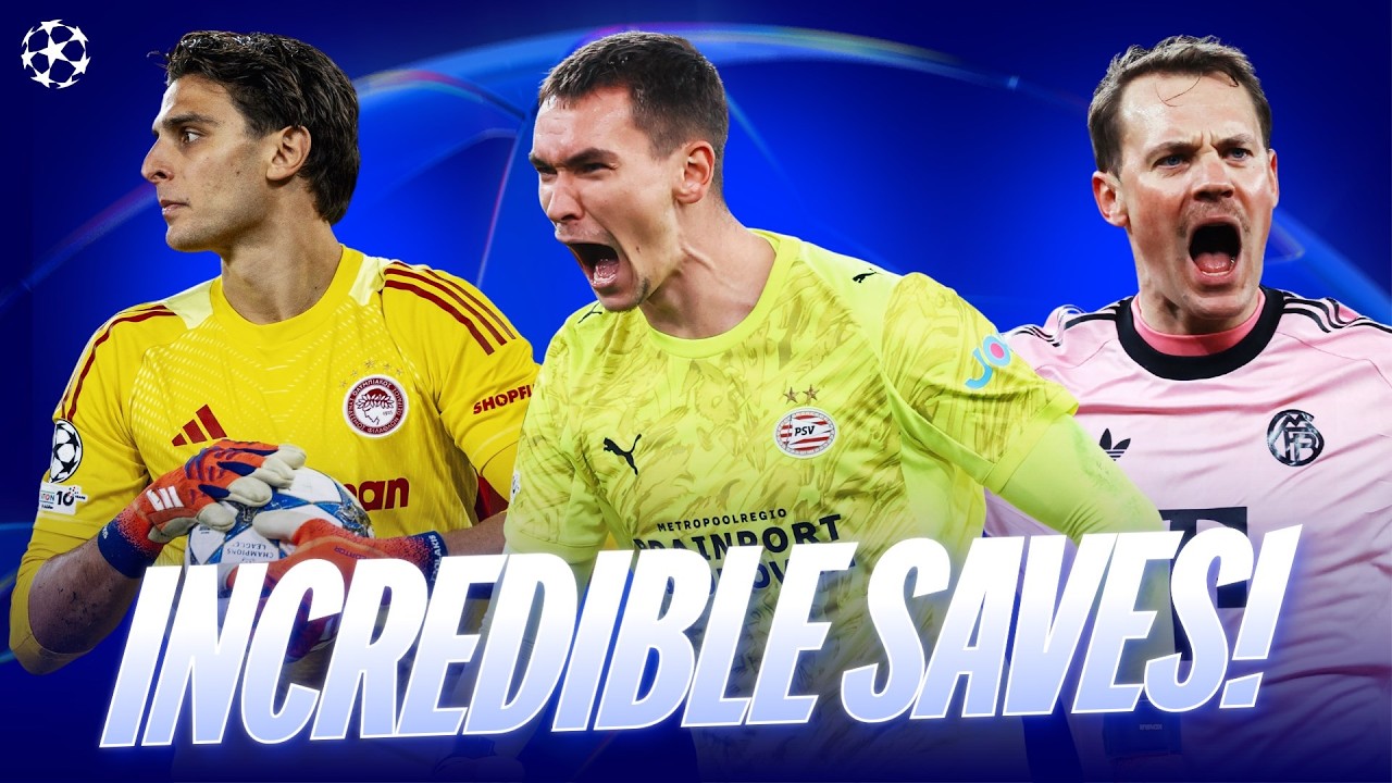 Top Champions League Saves from Matchday 5 👏