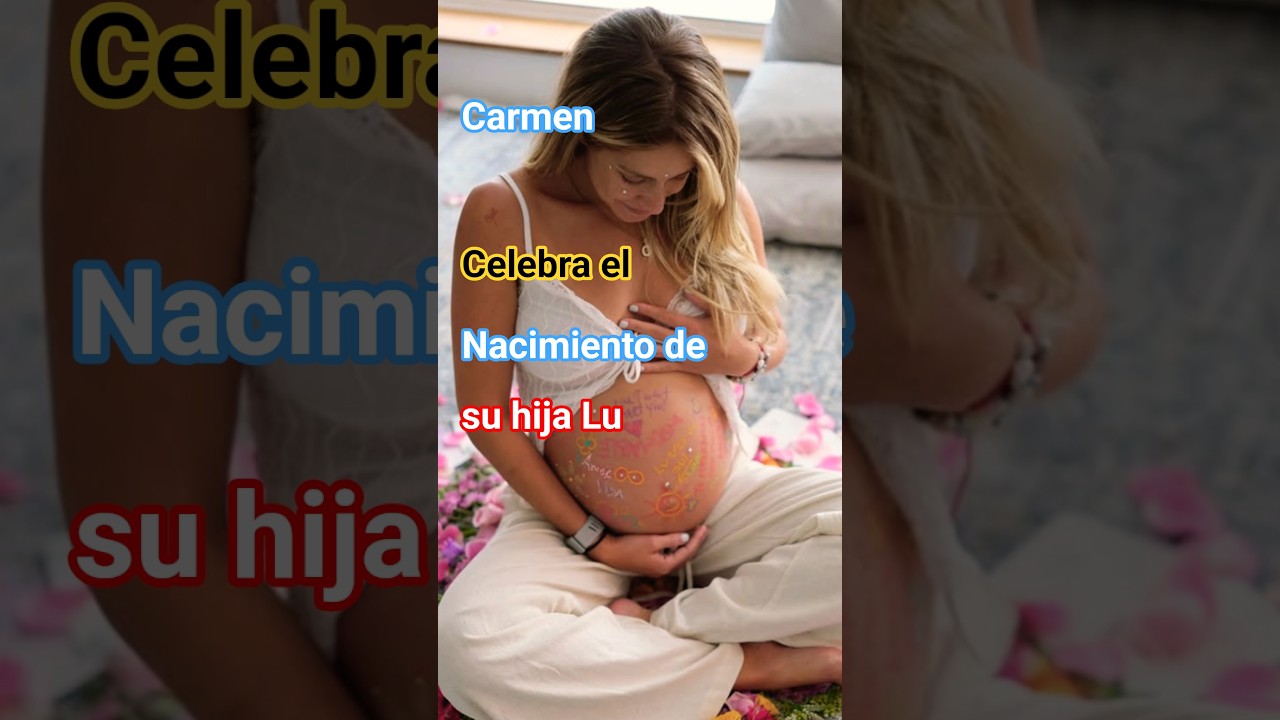 Carmen Aub anuncia con ternura la llegada de su hija Lu 👶