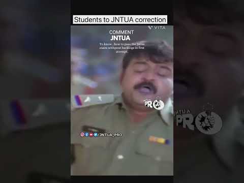 Students to Jntua for not letting them to pass after 29 attempts. #jntu #jntua #btech #engineering
