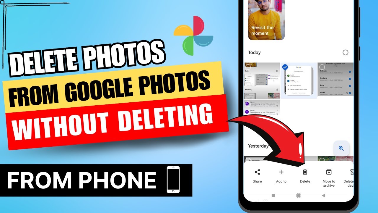Delete Photos from Google Photos Only π±