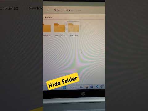 Hide secret folder in windows 11 #tips #window11