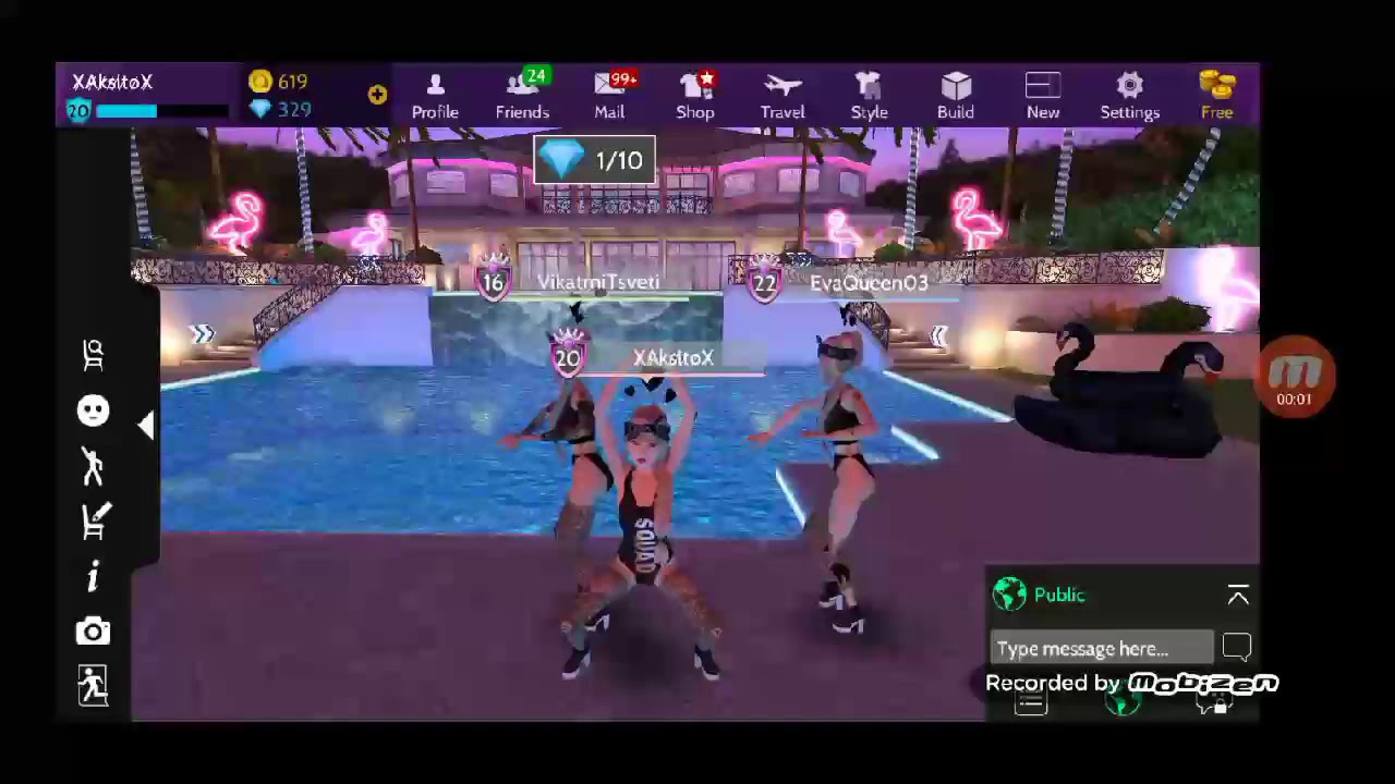 Танцувално видео с EvaQueen03 и VikatmiTsveti 💃