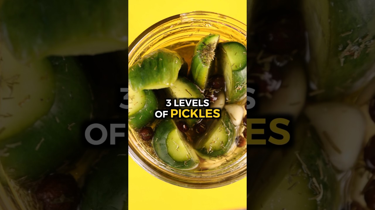 3 Levels of Pickles