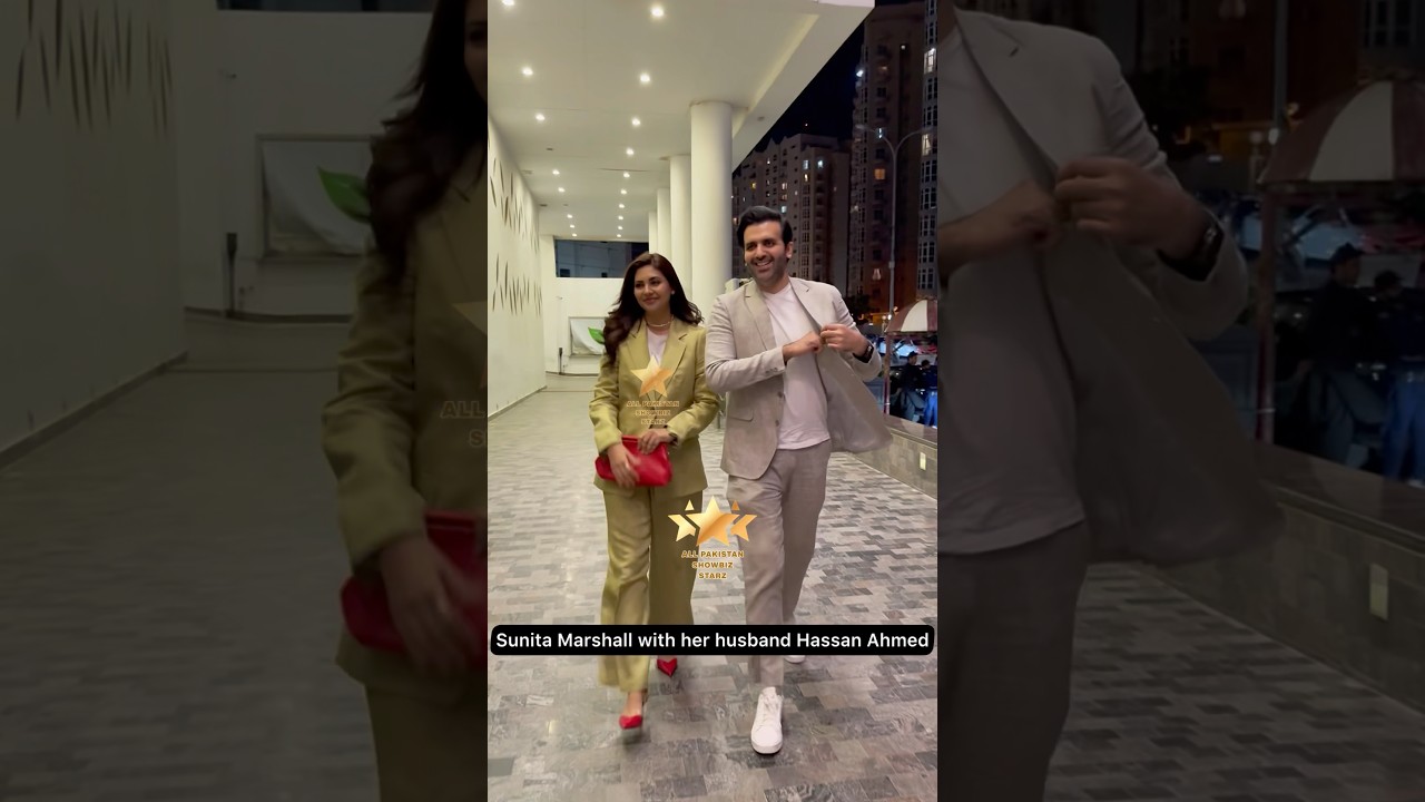 Sunita Marshall and Hassan Ahmed Make a Grand Entrance at Sher Drama's Final Episode 🎬