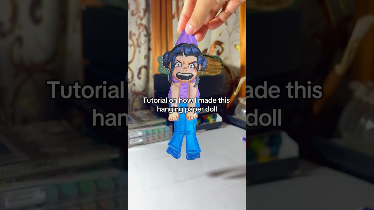 Learn How to Make a Stunning Hanging Paper Doll ๐จ | Easy Art Tutorial