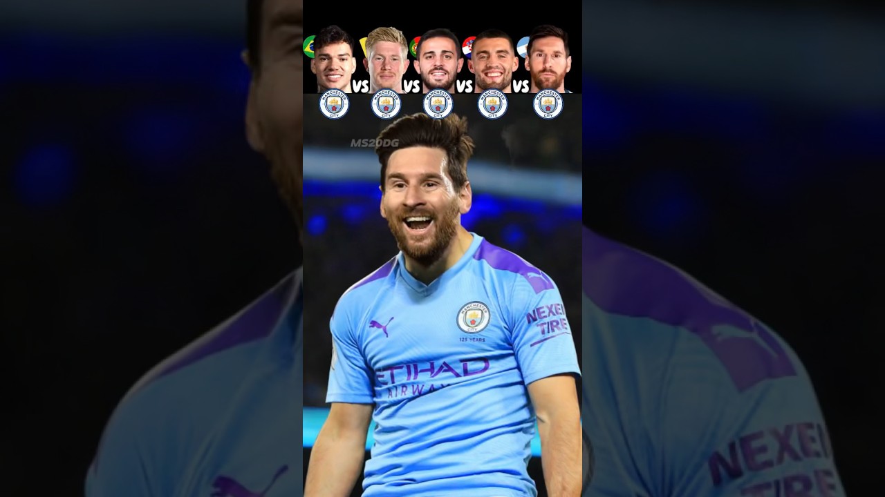 Man City Challenge: Ederson, De Bruyne, Silva, Kovacic & Messi ⚽