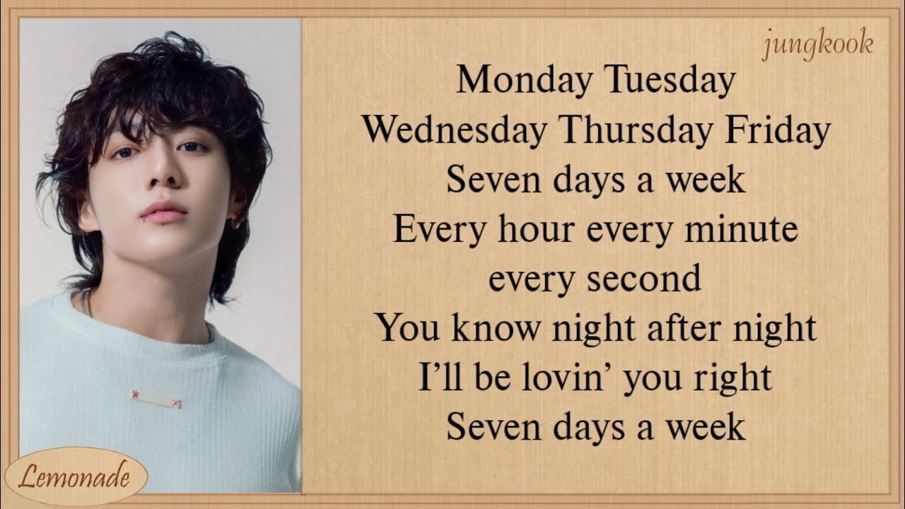 Jungkook Seven (feat. Latto) Lyrics 🎶