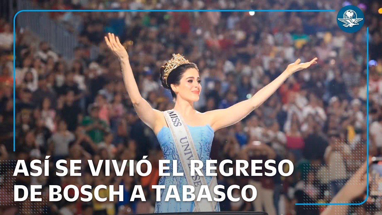 Fátima Bosch, Miss Universo 2025, emociona a Tabasco 🌟