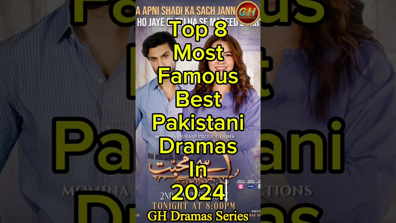 Top 8 Must-Watch Pakistani Dramas of 2024 π | Best & Most Popular Series of 2025