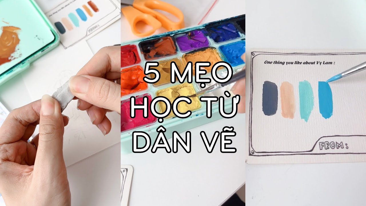 5 Mẹo Vẽ Màu Hiệu Quả Dành Cho Người Mới Bắt Đầu 🎨
