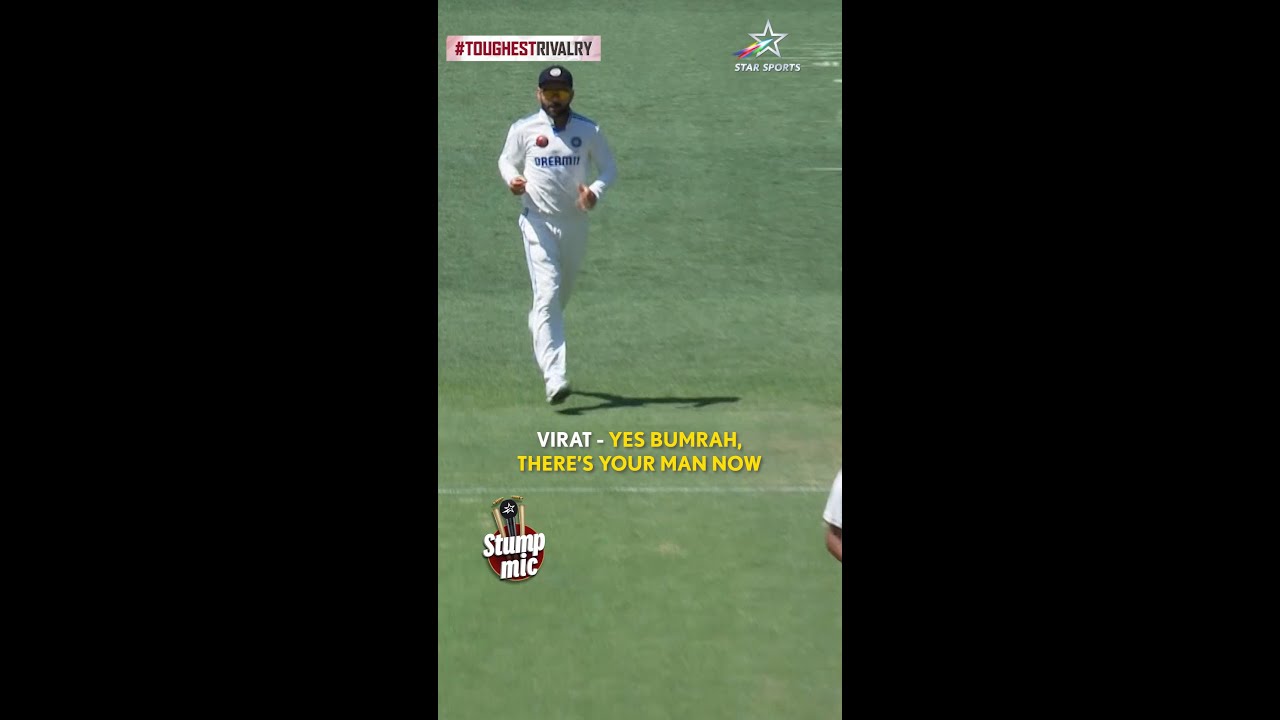 Virat Kohli's Stump Mic Moment in Sydney Test