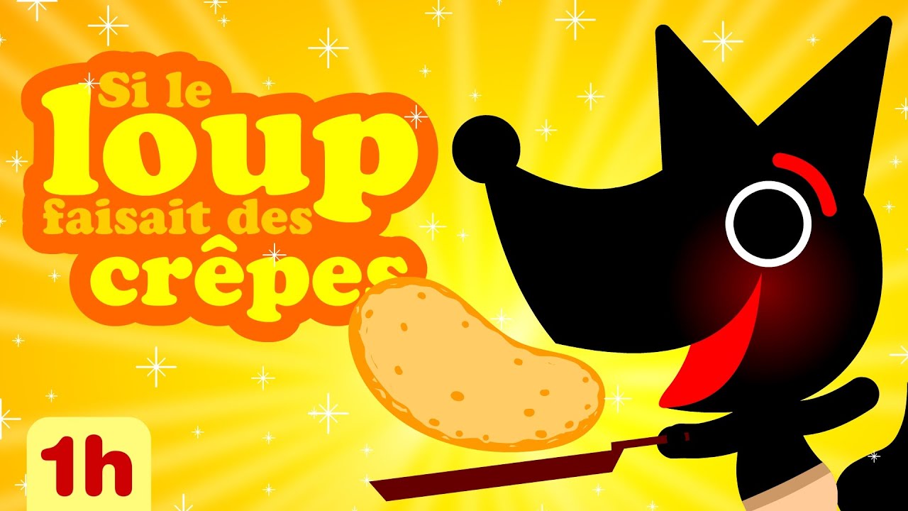 Bébé Loup prépare des crêpes et chante 🎶