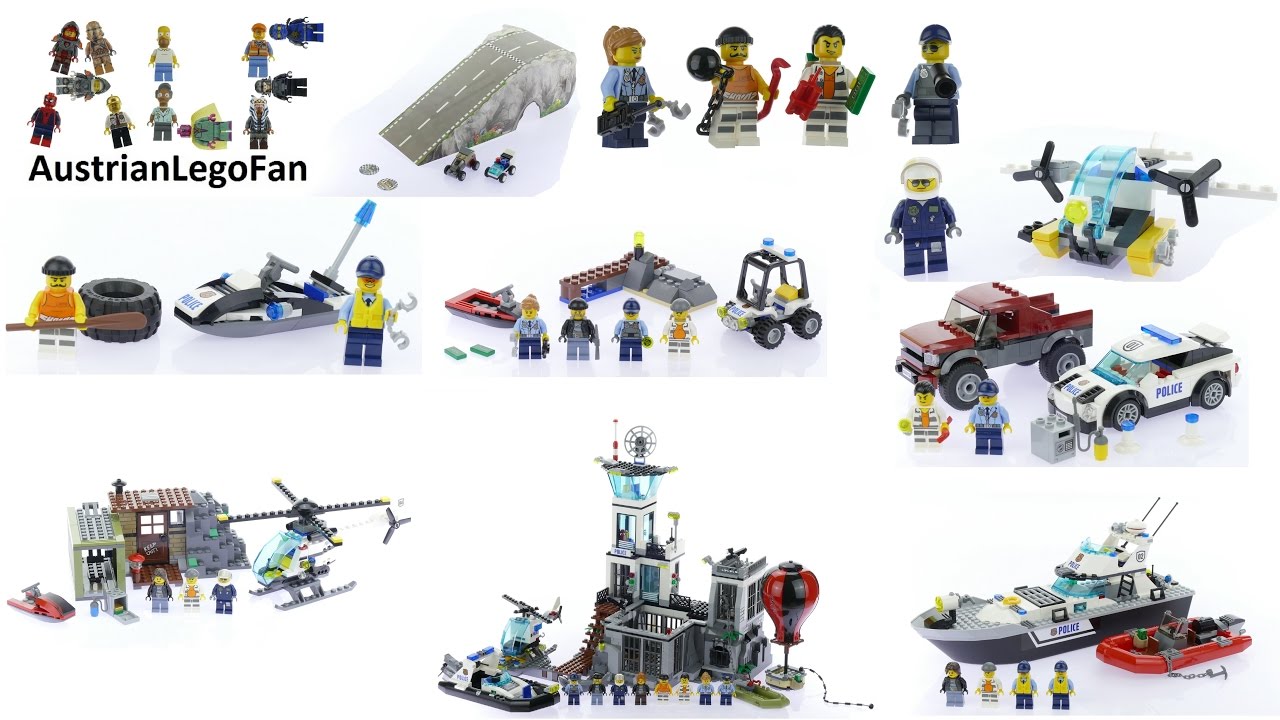Lego City Police & Prison Island Sets 2016 🚓