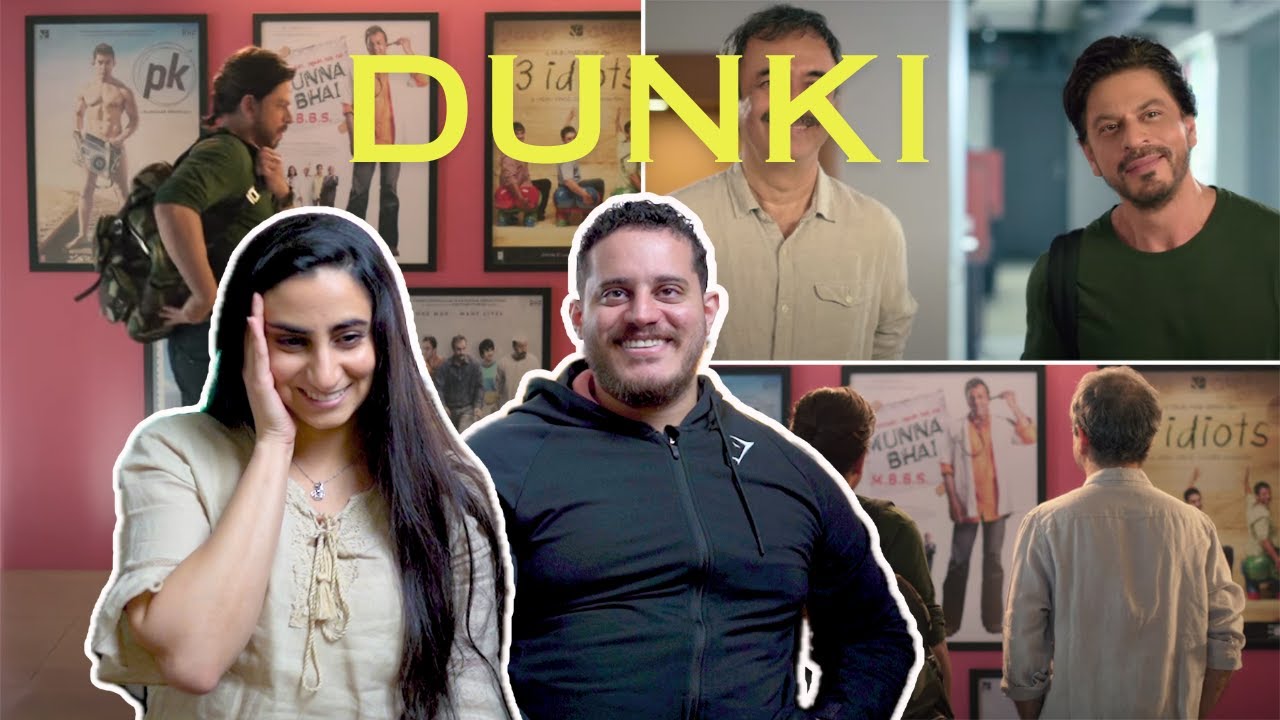 DUNKI Reaction: Shah Rukh Khan & Taapsee Pannu | R. Hirani 🎬