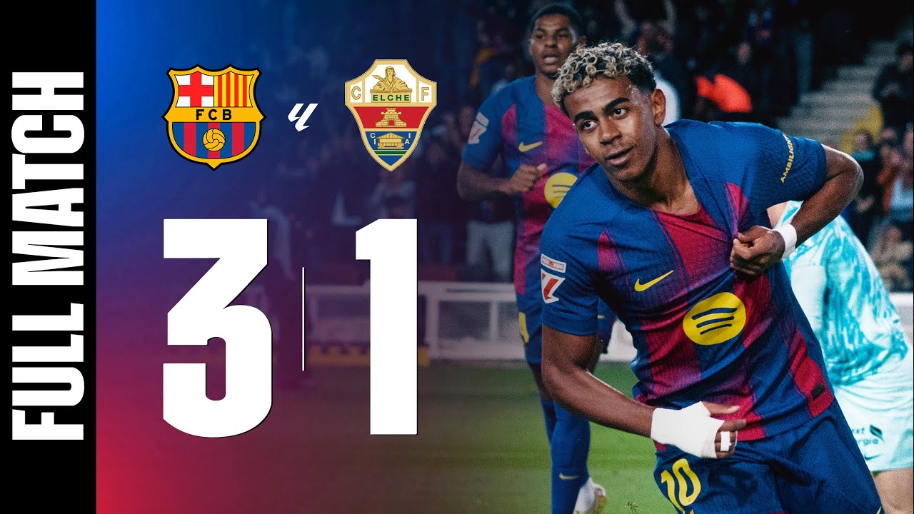 FC Barcelona 3-1 Elche | La Liga 2025/26 MD11