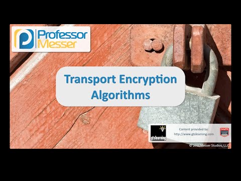 Transport Encryption Algorithms - CompTIA Security+ SY0-401: 6.2