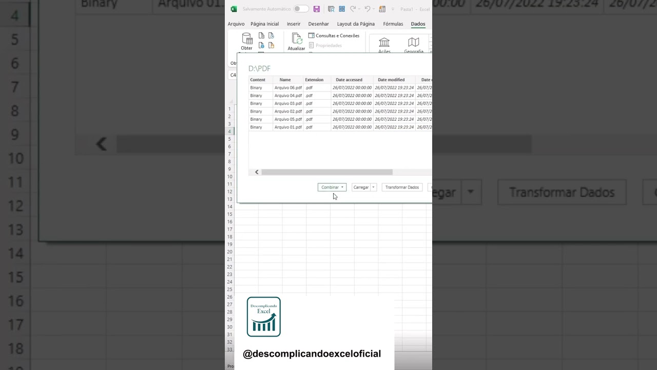Converter PDF para Excel - Guia Oficial do Descomplicando Excel
