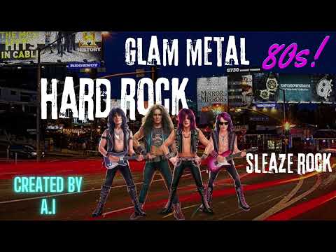 The Best HARD ROCK - GLAM METAL - SLEAZE ROCK of the 80s created by A . I . Vol 1