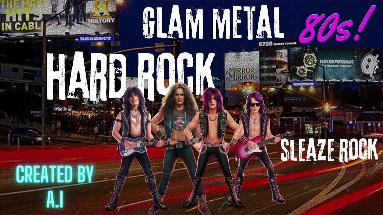 Top 80s Hard Rock & Glam Metal Hits 🎸