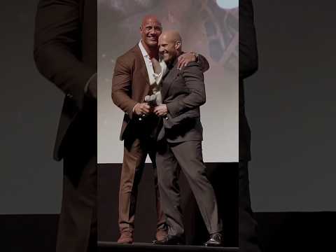 Idris Elba stalks Dwayne Johnson and Jason Statham / Fast & Furious Presents: Hobbs & Shaw 2023