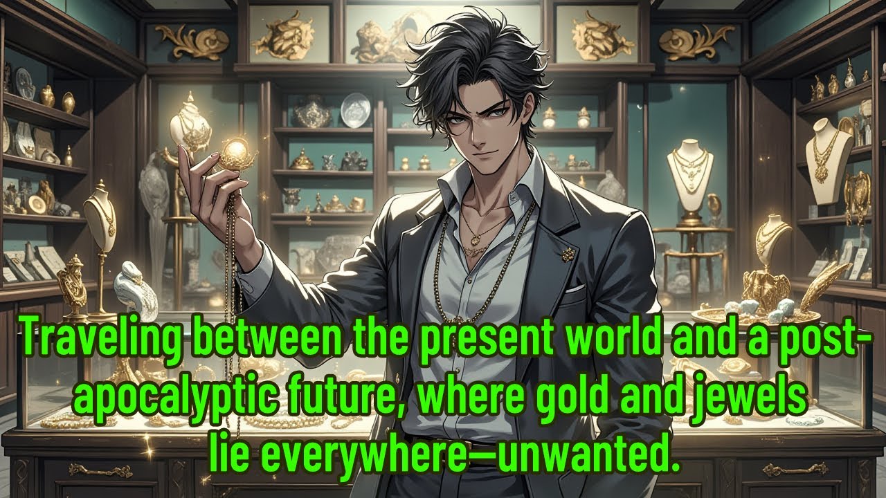 Traveling between present and post-apocalyptic future, where gold and jewels lie unwanted.