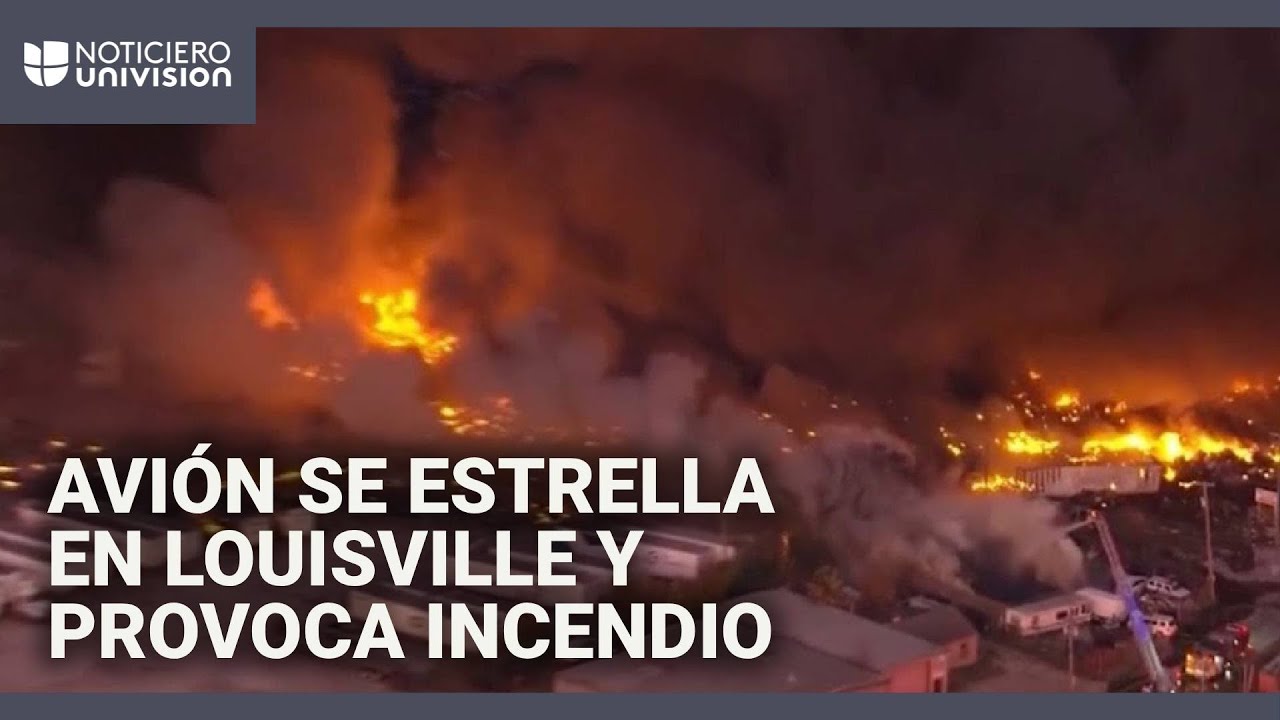 Accidente Aterrador: Avión de UPS se Estrella en Kentucky y Provoca Gran Incendio 🚒