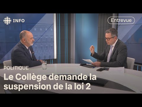Christian Dubé réagit à la demande du CollÚge des médecins | Mordus de politique