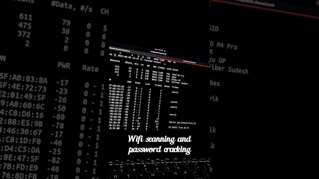 WiFi Scanning & Password Cracking with Aircrack-ng 🔓