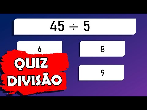 Quiz da Divisão | 15 perguntas para voce treinar