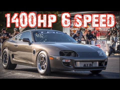 Supra with 1400HP & 6-Speed Wins $5000 🏁