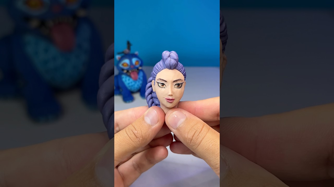 Cute Rumi 😍 KPop Demon Hunters  HUNTRIX Golden #kpopdemonhunters #polymerclay #art #rumi