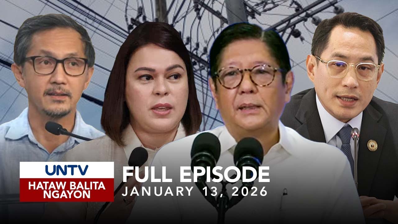 UNTV Hataw Balita: Impeachment vs PBBM & VP Sara | Jan 13, 2026