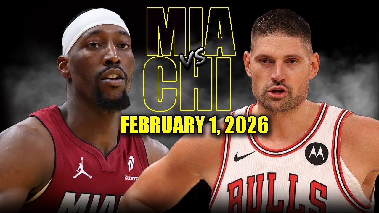 Miami Heat vs Chicago Bulls Full Game Highlights – February 1, 2026 | NBA Season