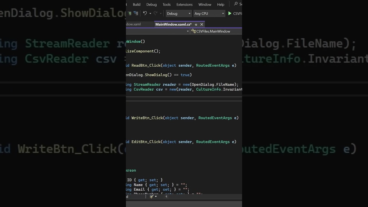 Read & Write CSV Files in .NET 📂
