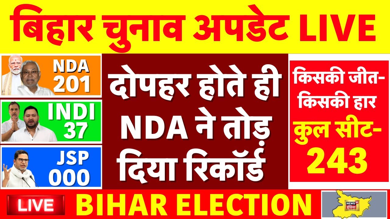 Bihar Election 2025 Live Results ๐ณ๏ธ