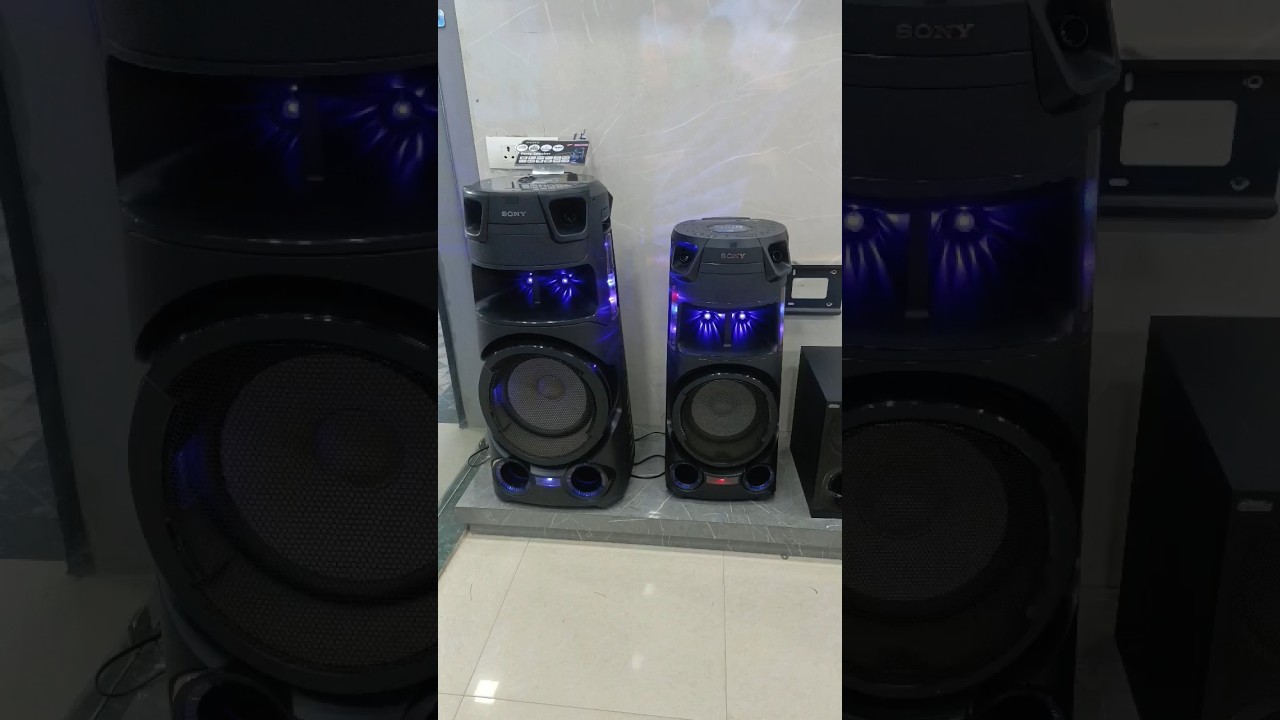 Sony Party Speaker π₯ V73D & V43D #partyspeaker #shubzgadgets