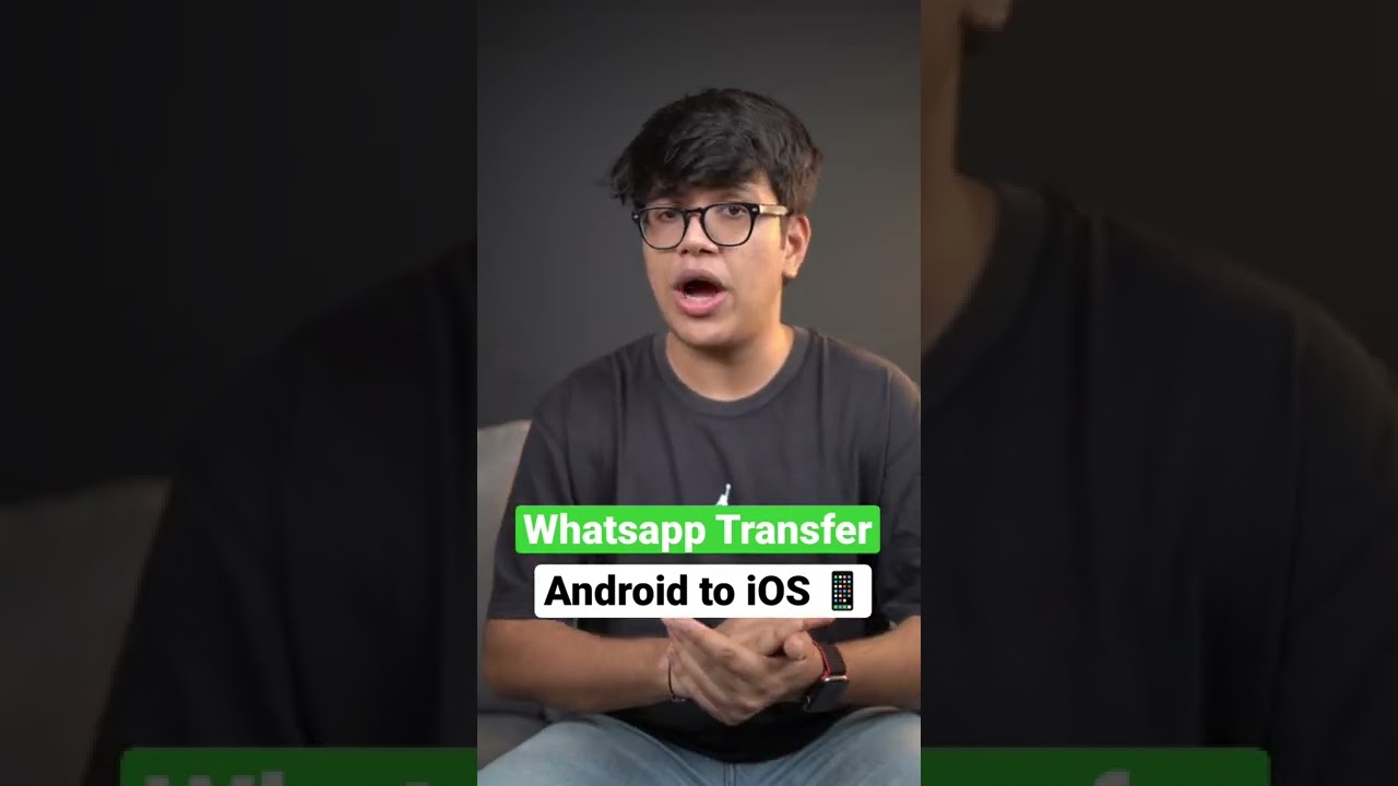 WhatsApp Transfer from Android to iOS π± #shorts