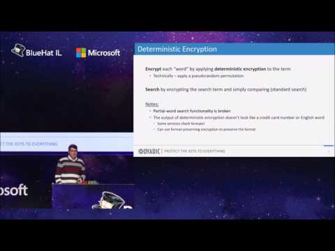 BlueHat IL 2017 - Prof. Yehuda Lindell - Securing Data-In-Use in the Cloud - Myths and Facts