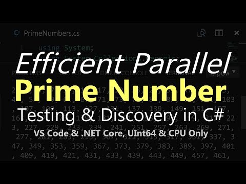 Fast Prime Number Testing in C#