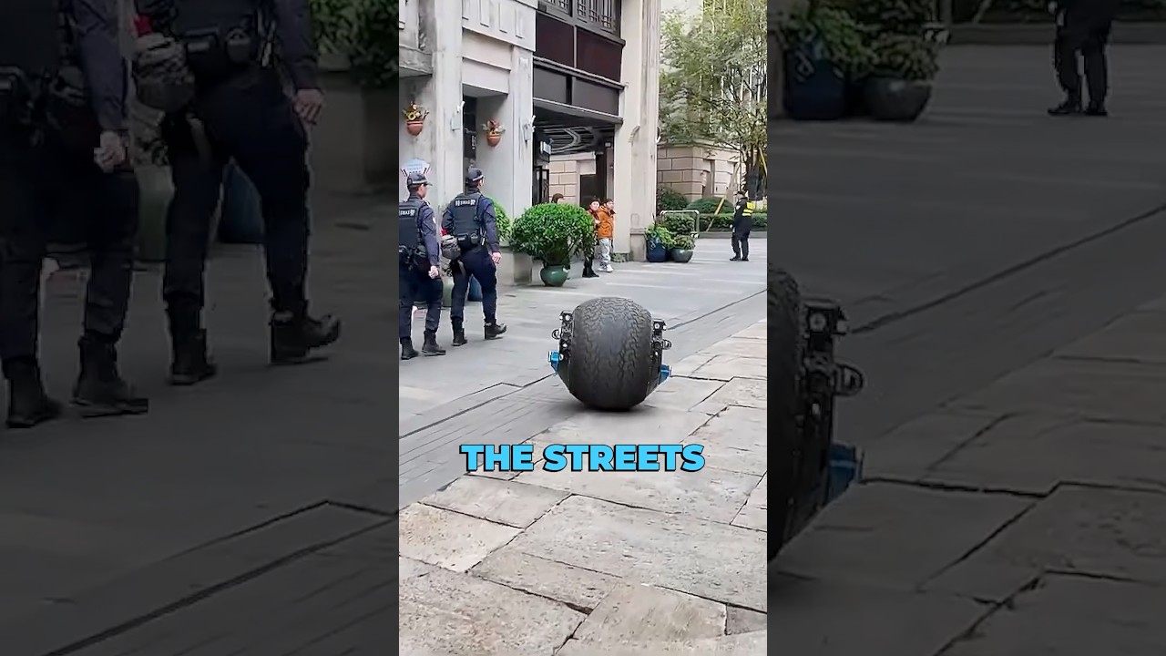 Spherical Robots Patrol Streets in China π