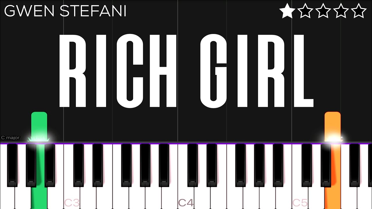 Gwen Stefani - Rich Girl | Easy Piano Tutorial 🎹