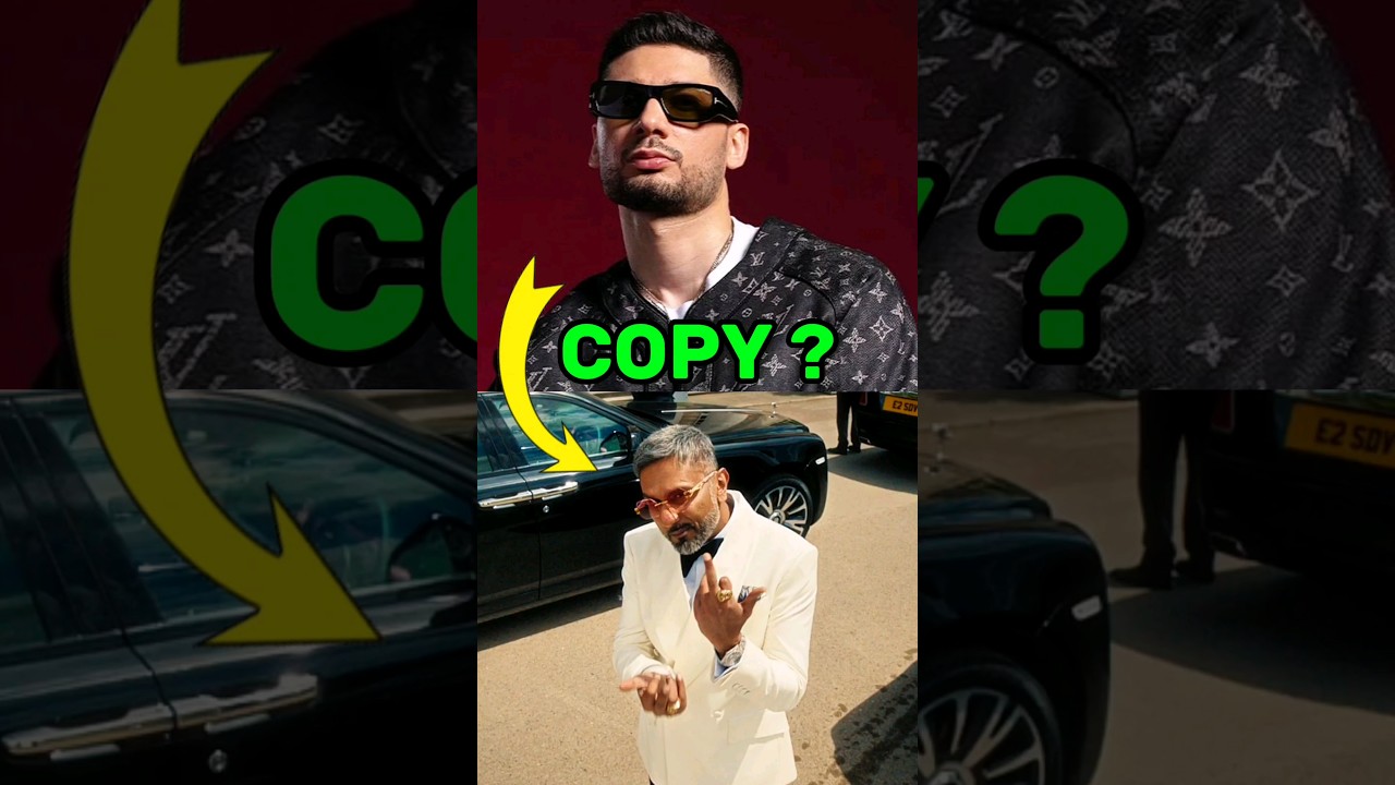 HONEY SINGH NEW SONG COPIED FROM KR$NA ? #honeysingh #copy #millionaire #shorts #viral #shortsfeed