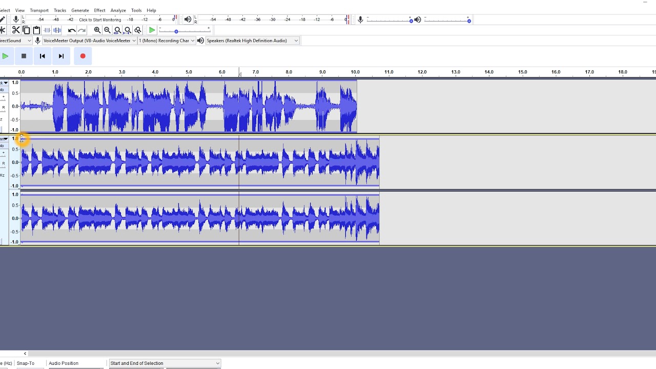 Audacity: How to Lower Background Music 🎵